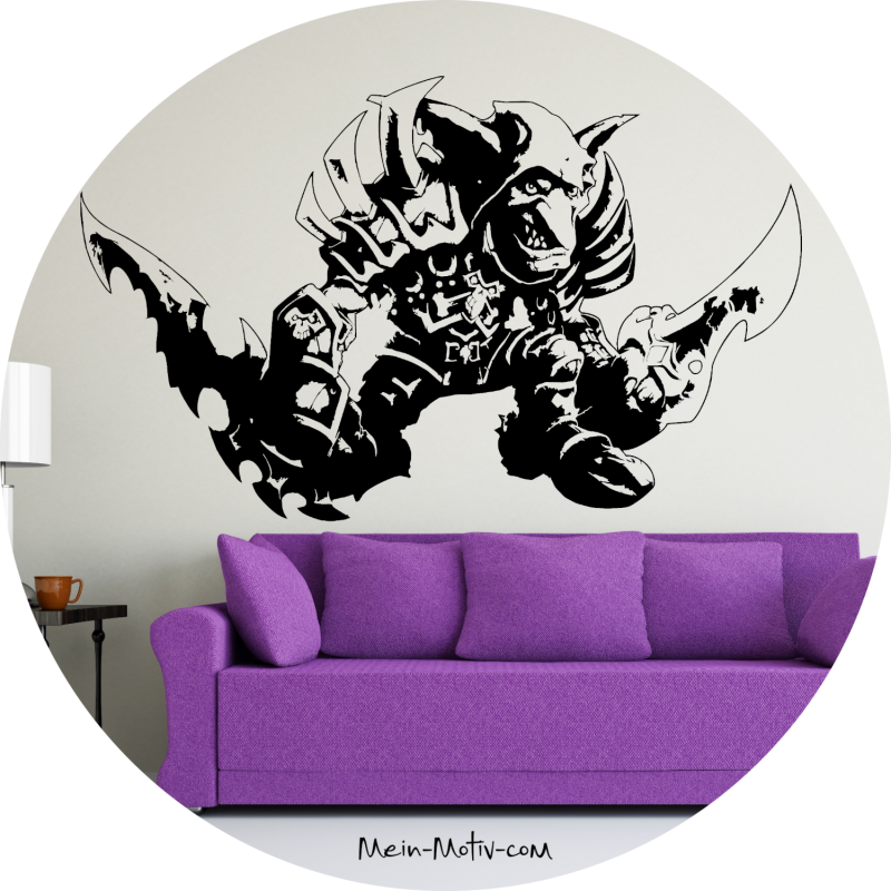 Preview: Wandtattoo 29002 World of Warcraft - Goblin Schurke